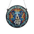 Border Collie Memorial Stained Glass Effect Suncatcher